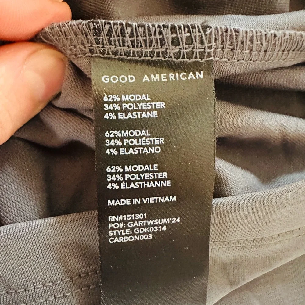 Good American Silver Asymmetrical Mini Dress - Picture 5 of 5